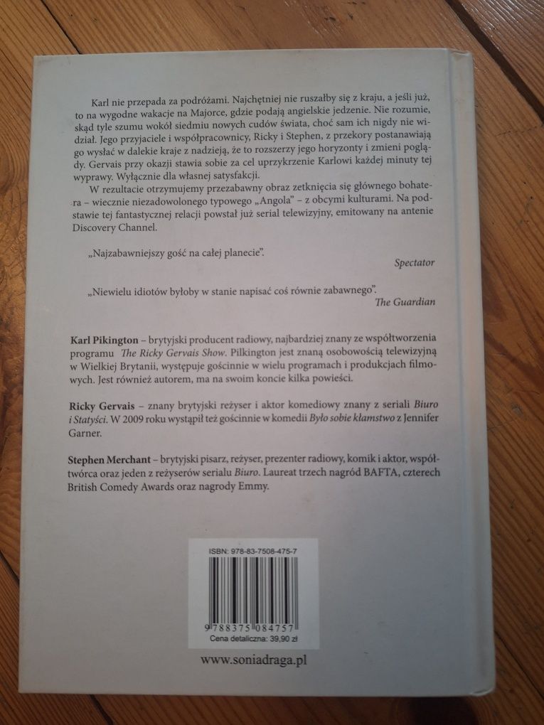 Książka "Idiota za granicą"