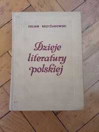 Dzieje literatury polskiej Julian Krzyżanowski