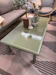 Stylowy stół ogrodowy z ceramicznym blatem