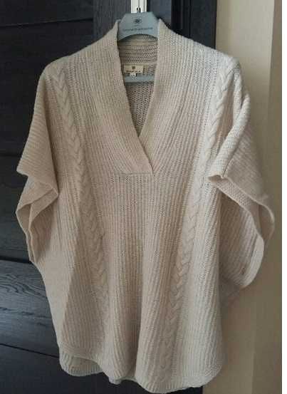 kardigan z moherem i wiazaniem m