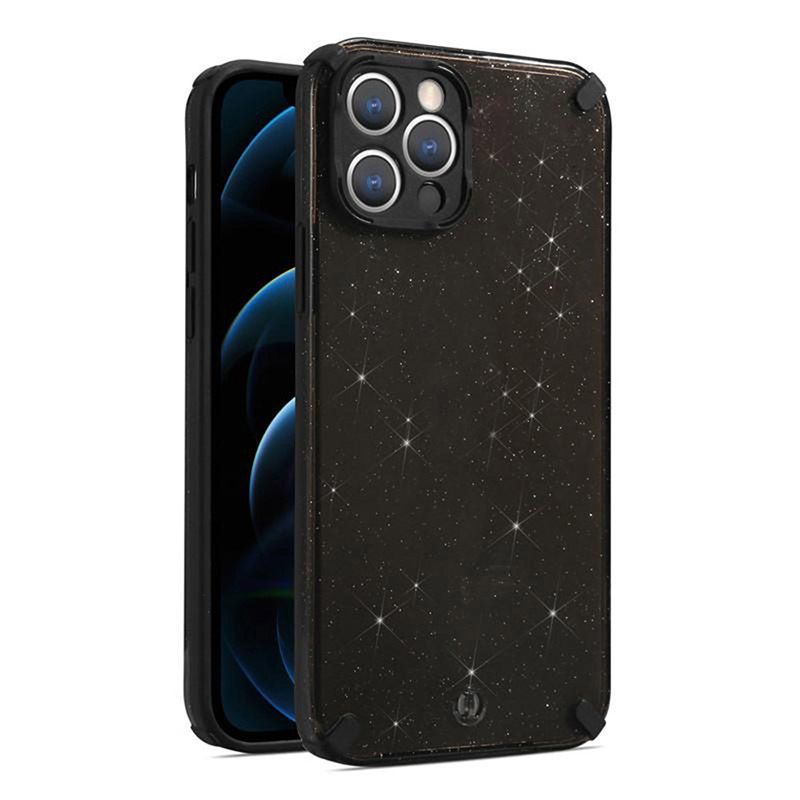 Armor Glitter Case Do Samsung Galaxy A20S Czarny