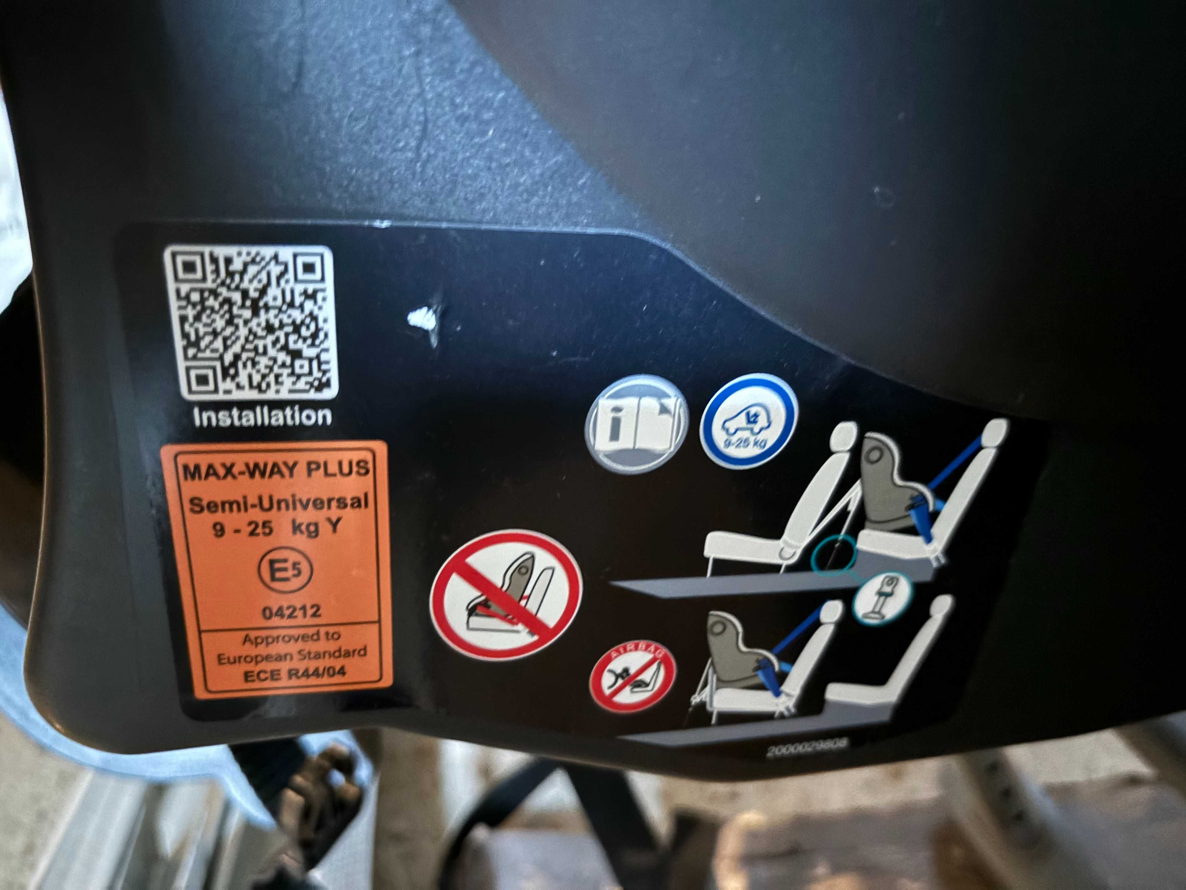 Fotelik samochodowy Britax Romer Max Way Plus 9-25 kg blue marble