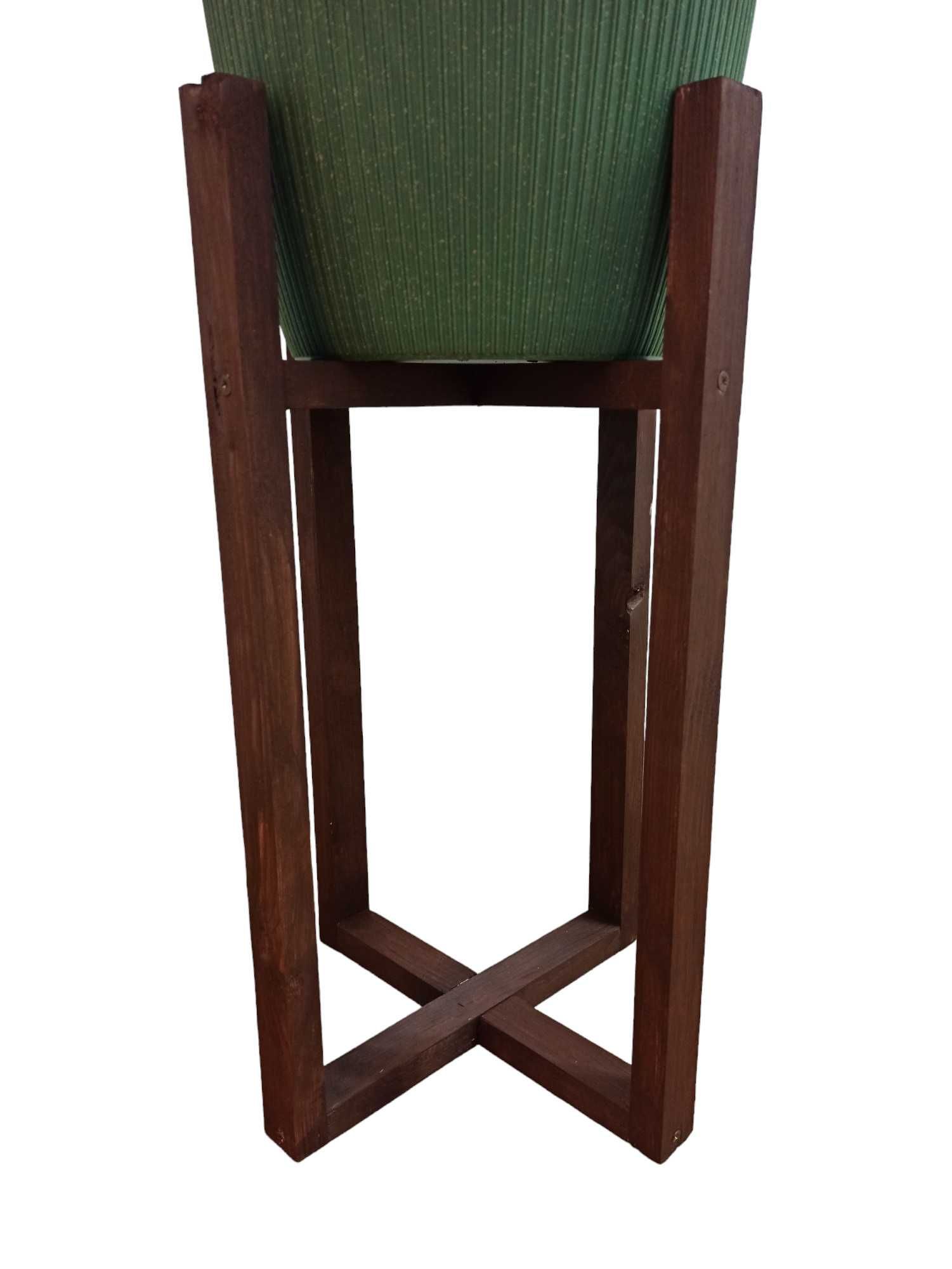 Kwietnik, stojak pod doniczkę 50x25 cm, styl loft, brązowy