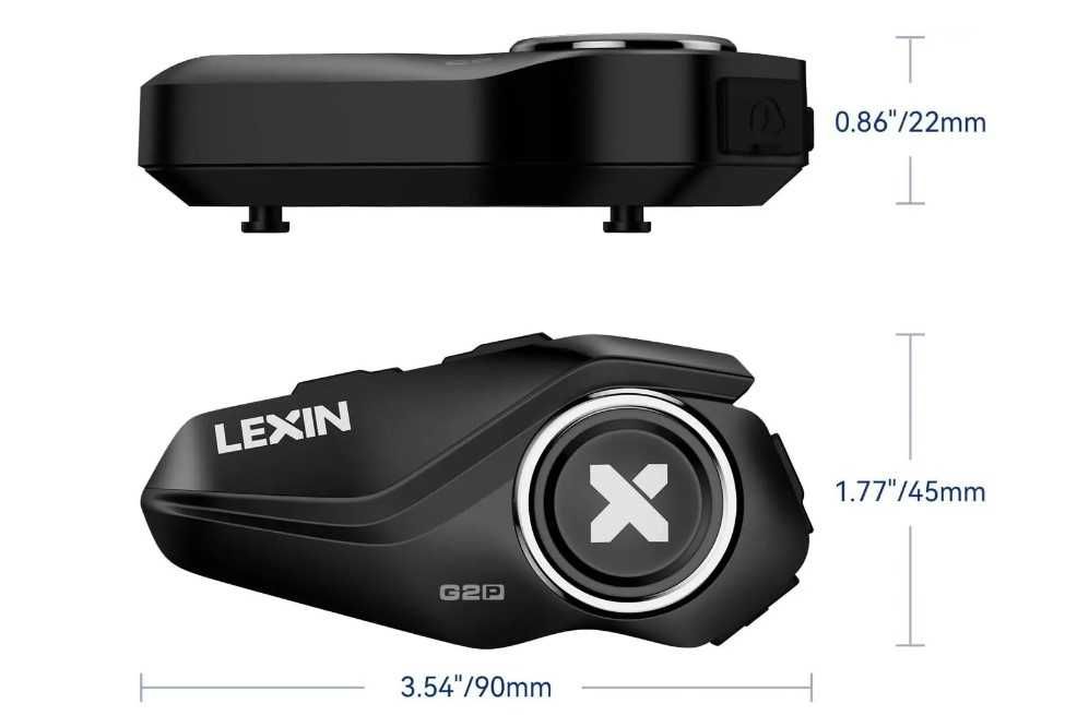Мотогарнітура Bluetooth-гарнітура LEXIN G2P 2шт комплект