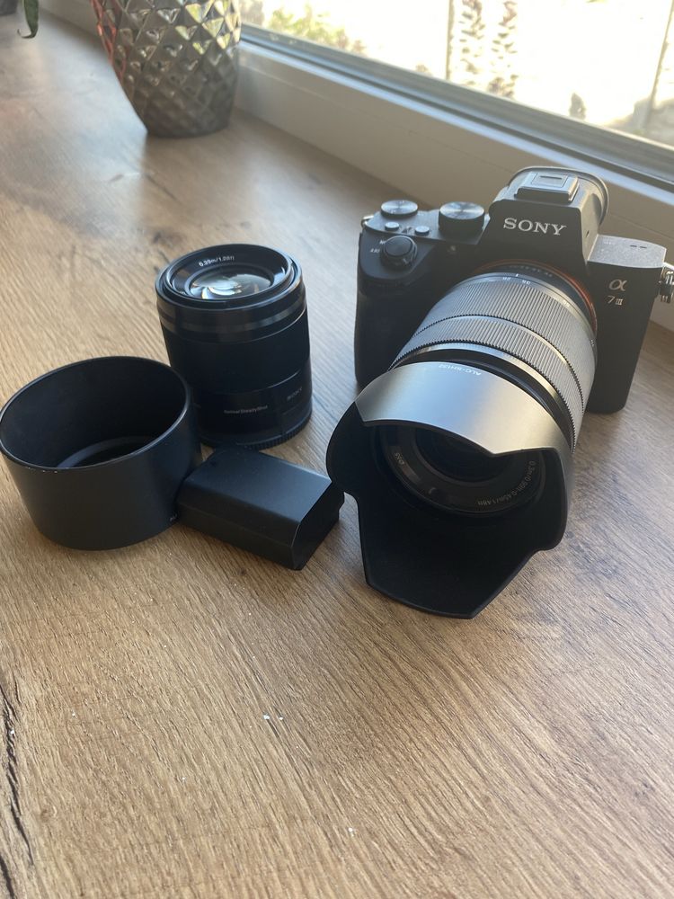 Sony a7 III, obiektywy, akumulator