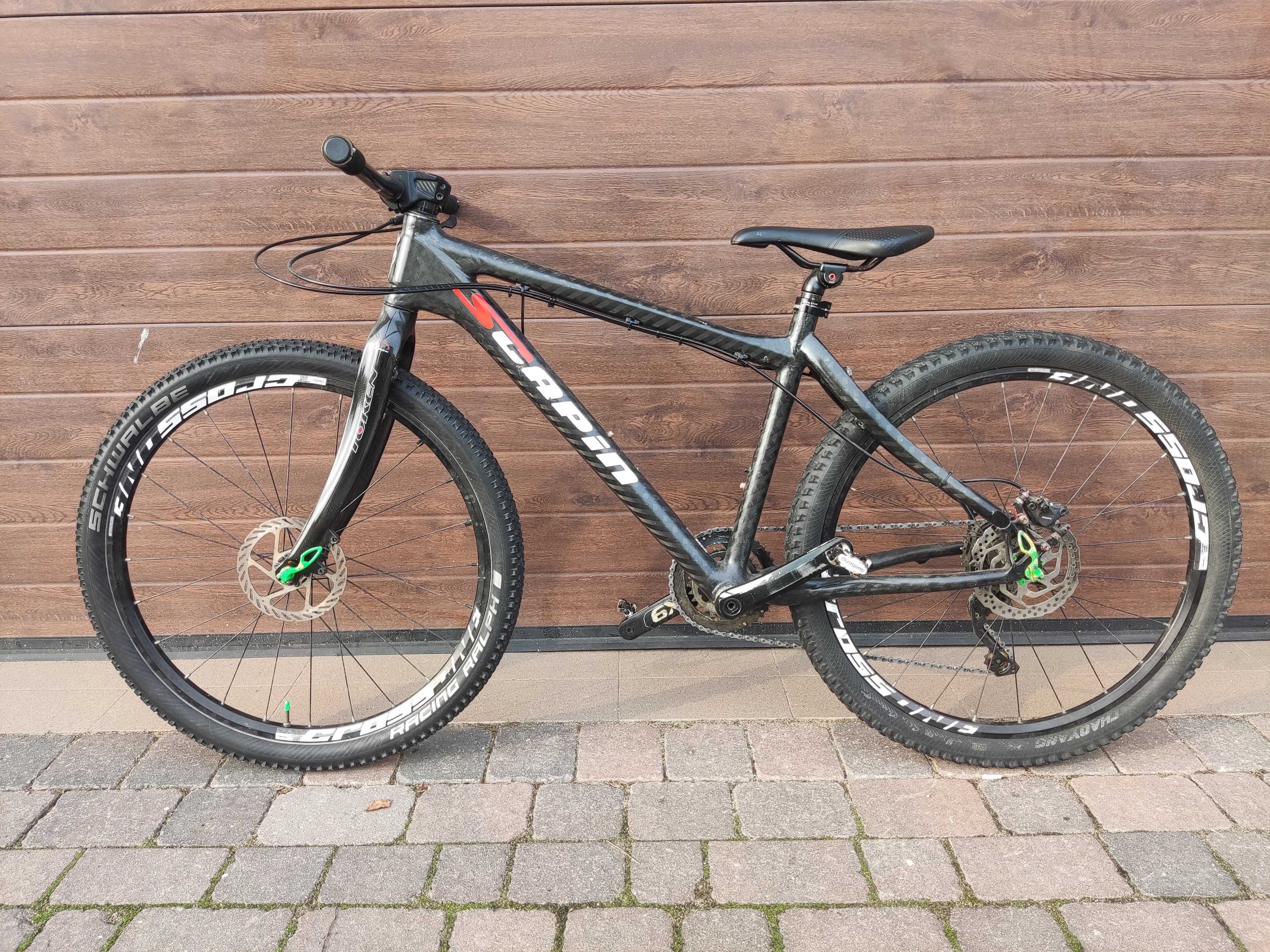 SCAPIN 26 cały z Karbonu Wyczynowy MTB TOKEN