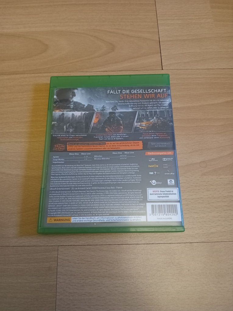 Gra tom clancy's the division xbox one