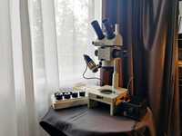 Мікроскоп МБС-10 бінокулярний стереоскопічний. Повний комплект! Стан!
