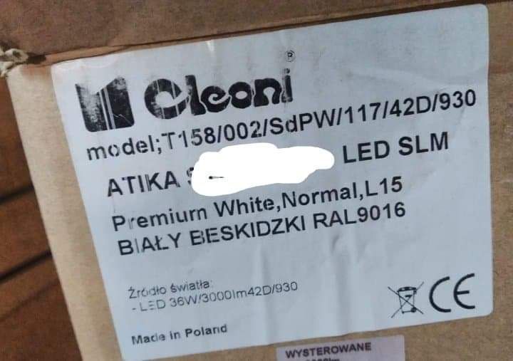 Projektor podstropowy Cleoni Atika LED SLM