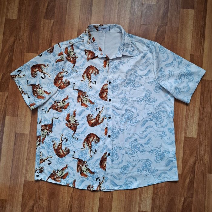 Сорочка гавайка в японському стилі Vatpave (кімоно)