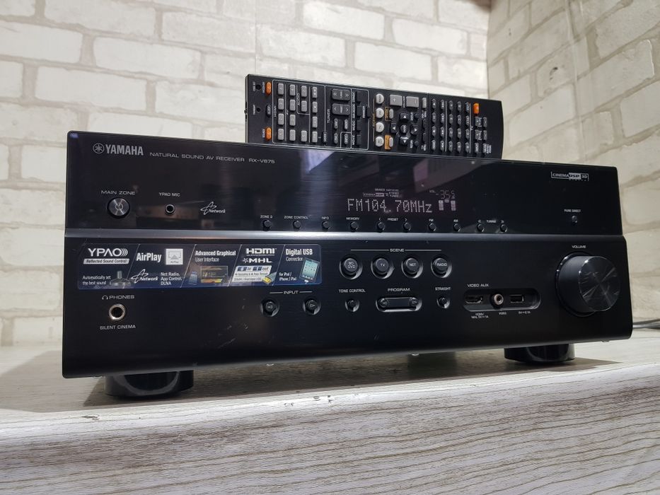 7.2 AV ресивер YAMAHA RX-V675, *7x125, HDMI, USB, 4K, б/у з Німеччини