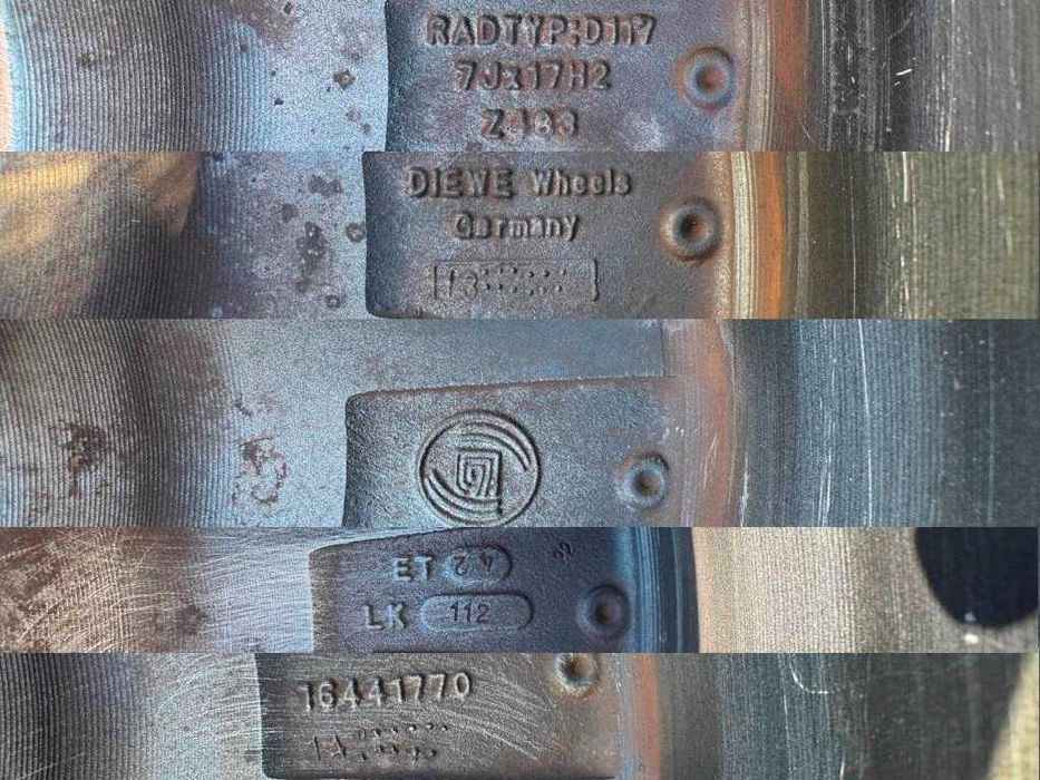 Диски R17 5x112 Audi Q5 Q3 A6 C8 C7 A4 Skoda Vw