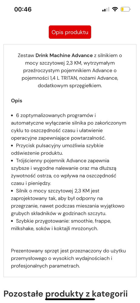 Blender gastronomiczny
