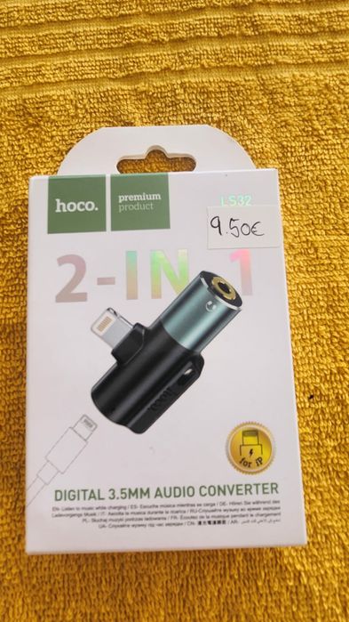 Adaptador, conversor de audio