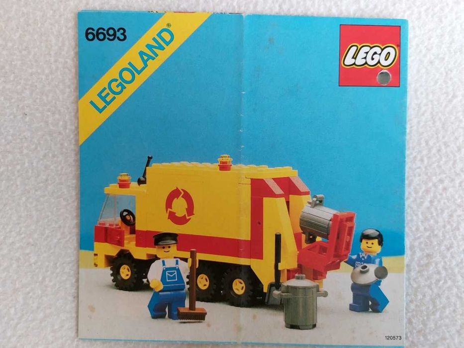 Lego Instrukcja - City 6693 - Refuse Collection Truck - śmieciarka