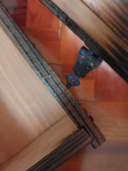 Arca de madeira nobre vintage