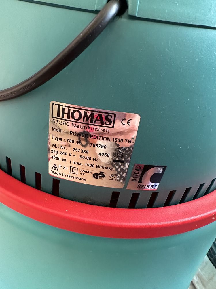 Пылесос  Thomas водяной фильтр