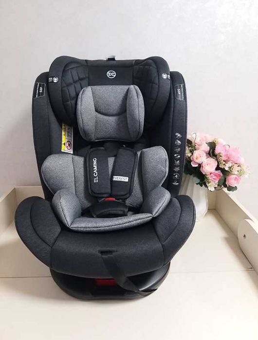 Розпродаж! Автокрісло El Camino EVEREST 0–12 років з ISOFIX Автокресло