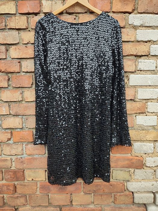 Imprezowa sylwestrowa cekinowa sukienka Nowa z metką Lemoniada