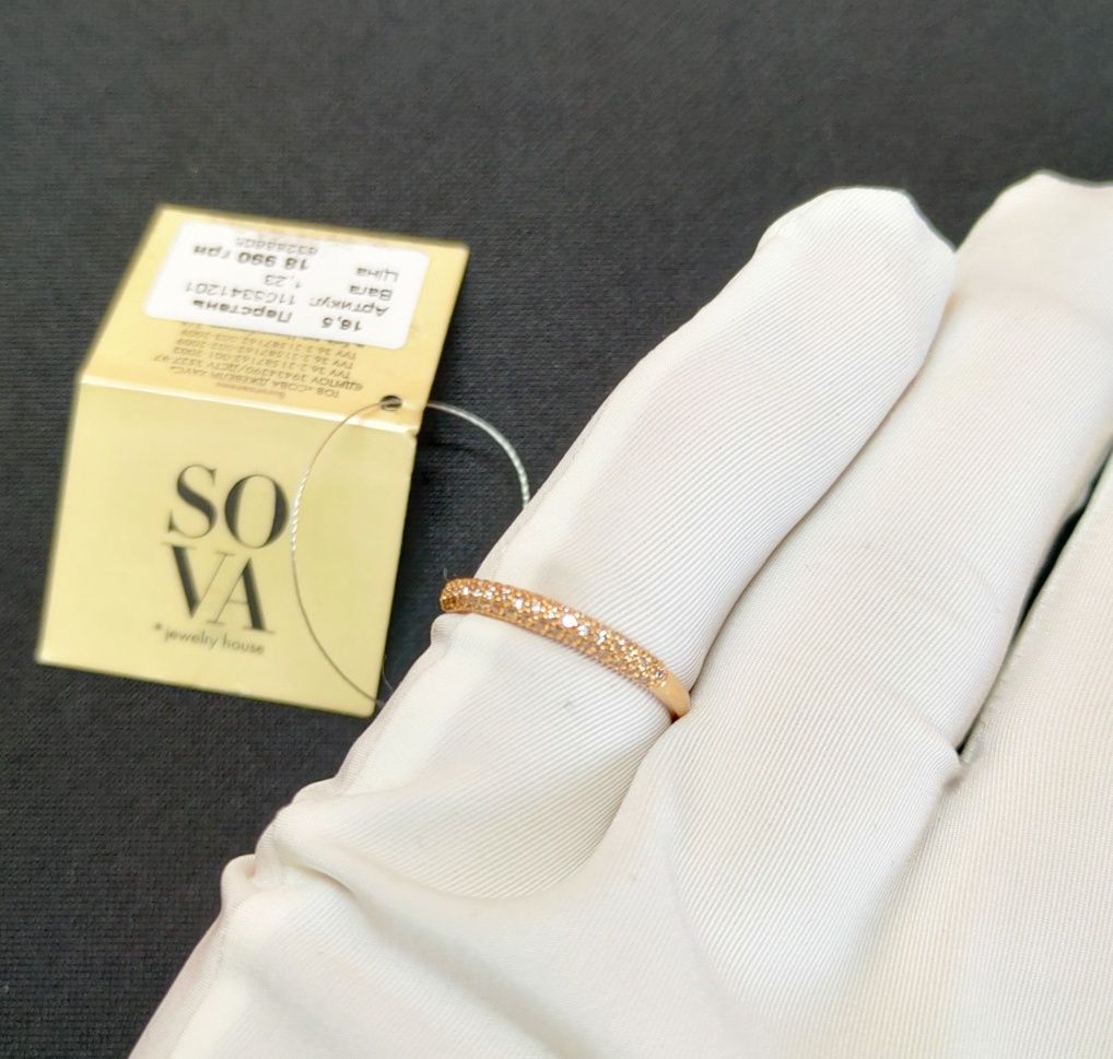 Продам женский перстень кольцо Sova золото 585 бриллианты