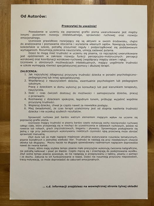 Piszę po śladzie 109 kart