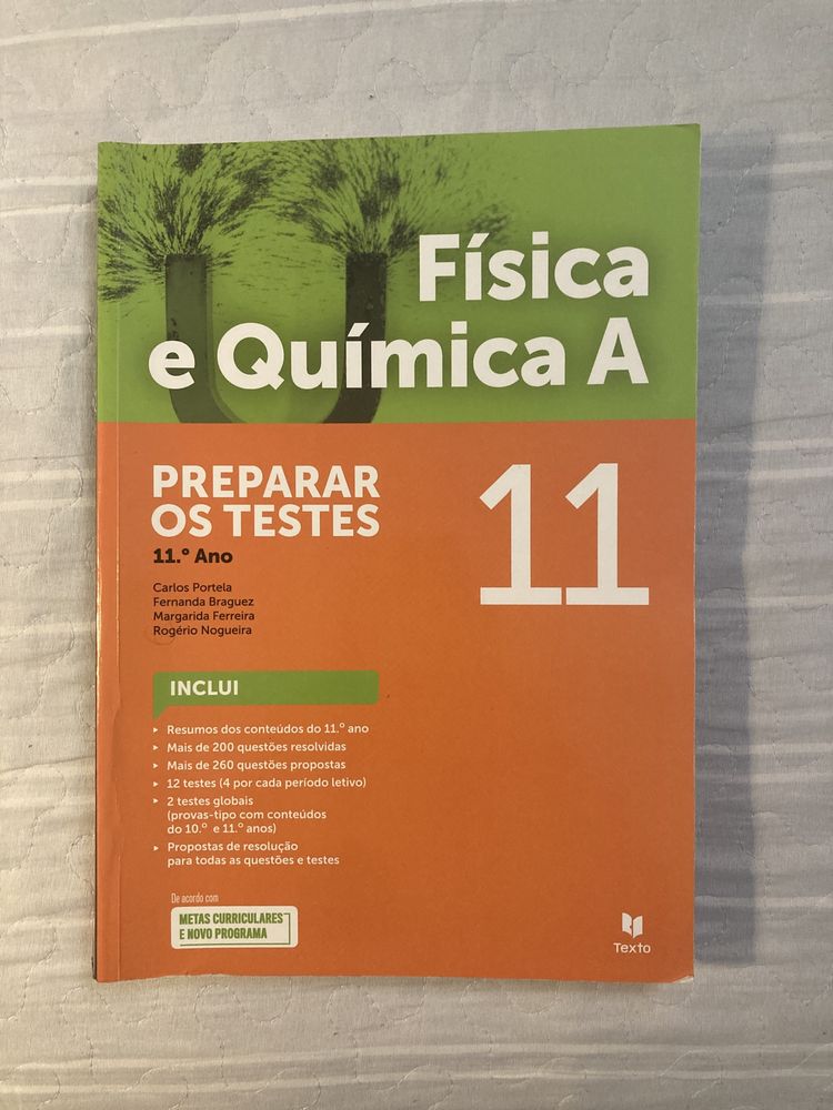 Preparar os testes Física e Química A: 11.º ano