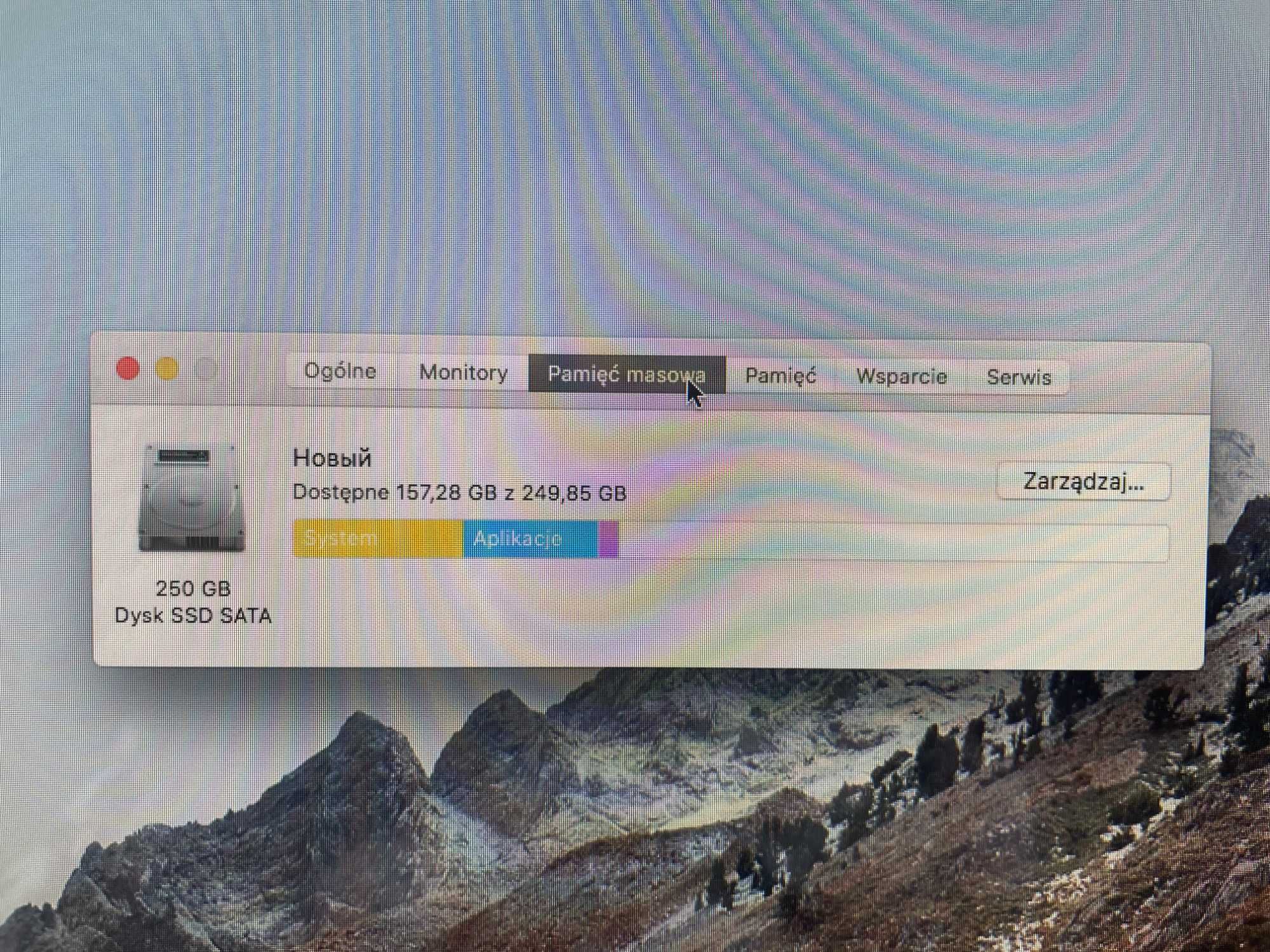 iMac 27 cali i5 4GB 256 SSD 2009