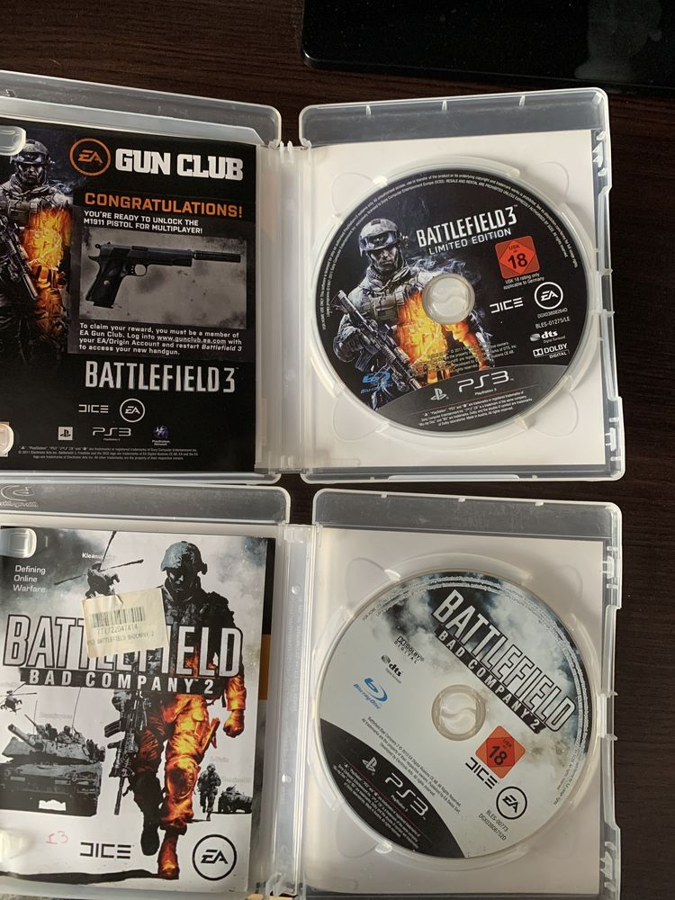 Gry ps3 Battlefield bad company 2, Batlefield 3 limited Edition