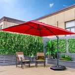 Parasol tarasowy 3m z obrotem 360° bordowy