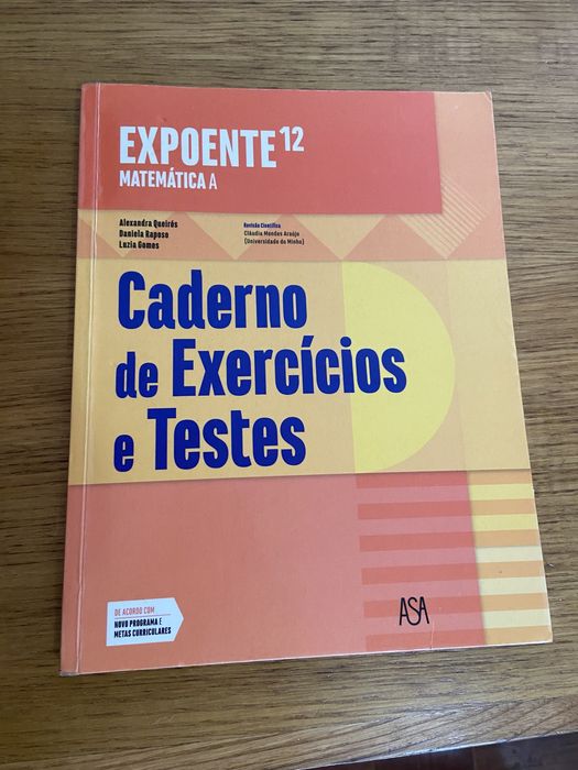 Caderno de atividades expoente 12 matemática 12.º ano