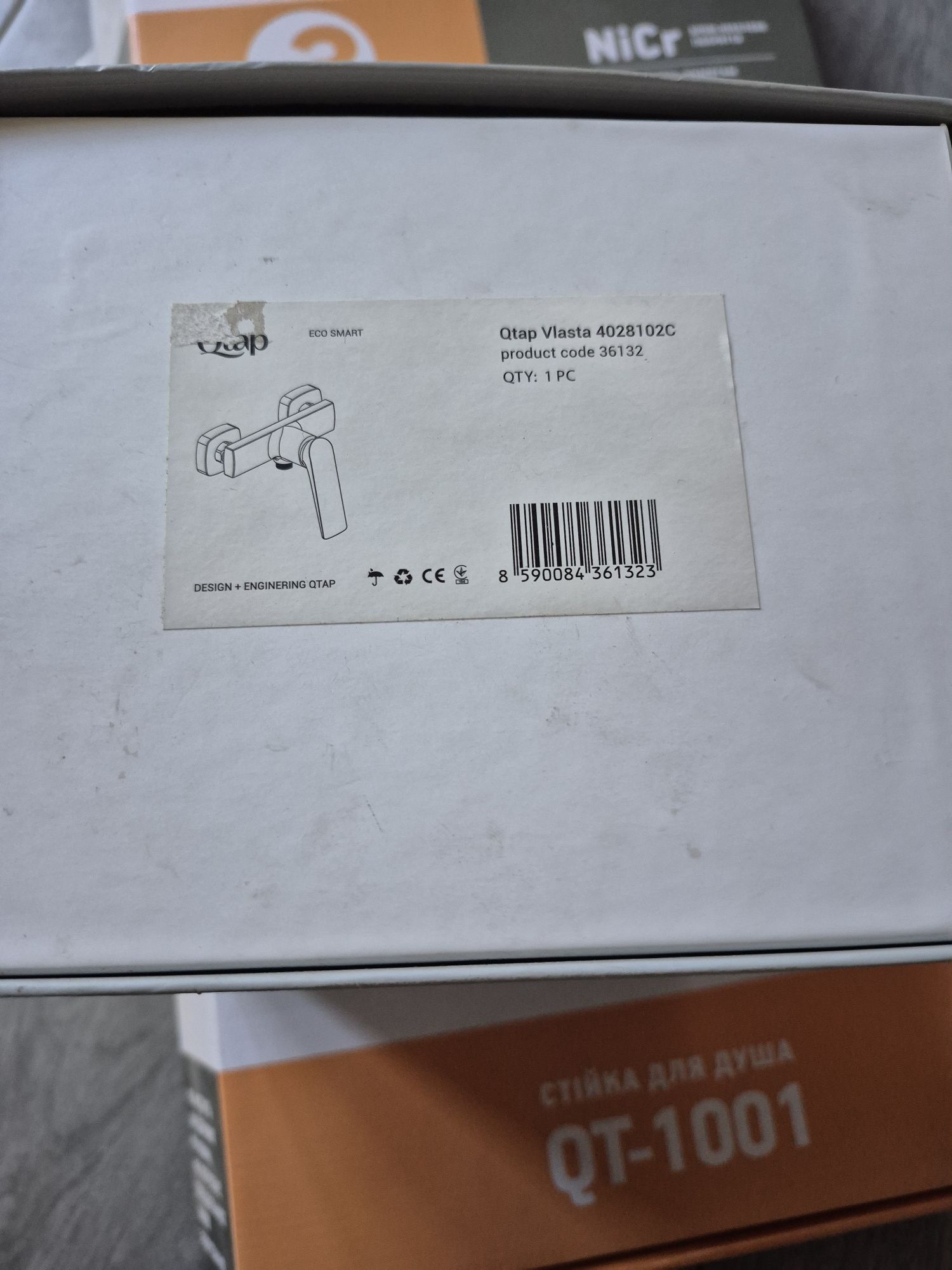 Змішувач для душу Qtap Vlasta 4028102C