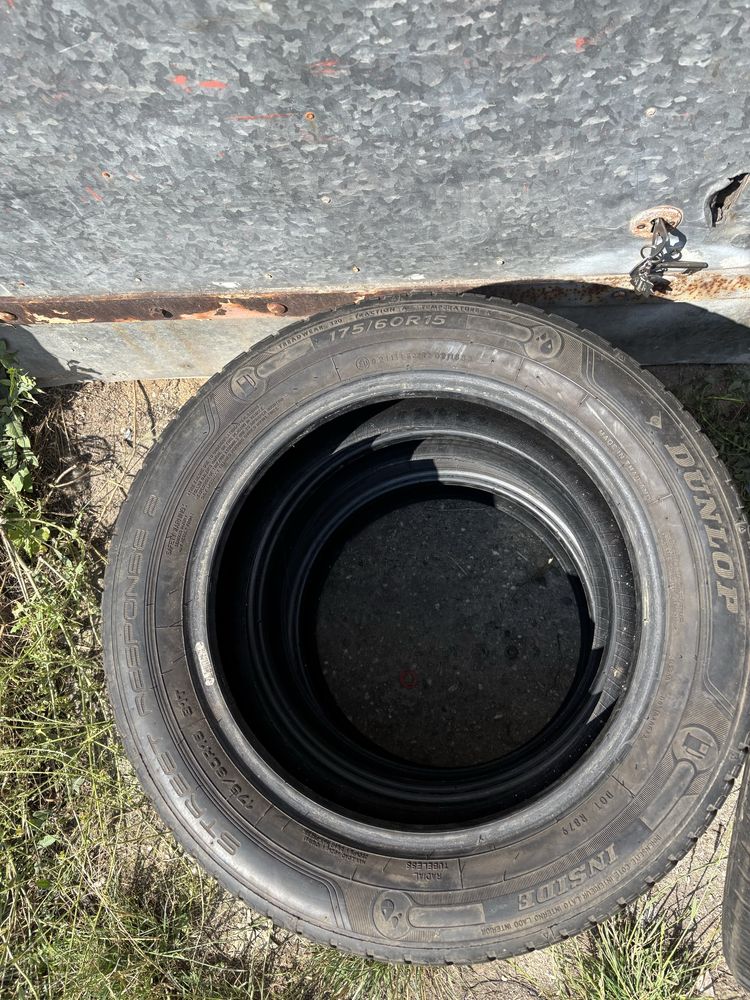 Opony letnie 175/60/R15 Dunlop + Continental