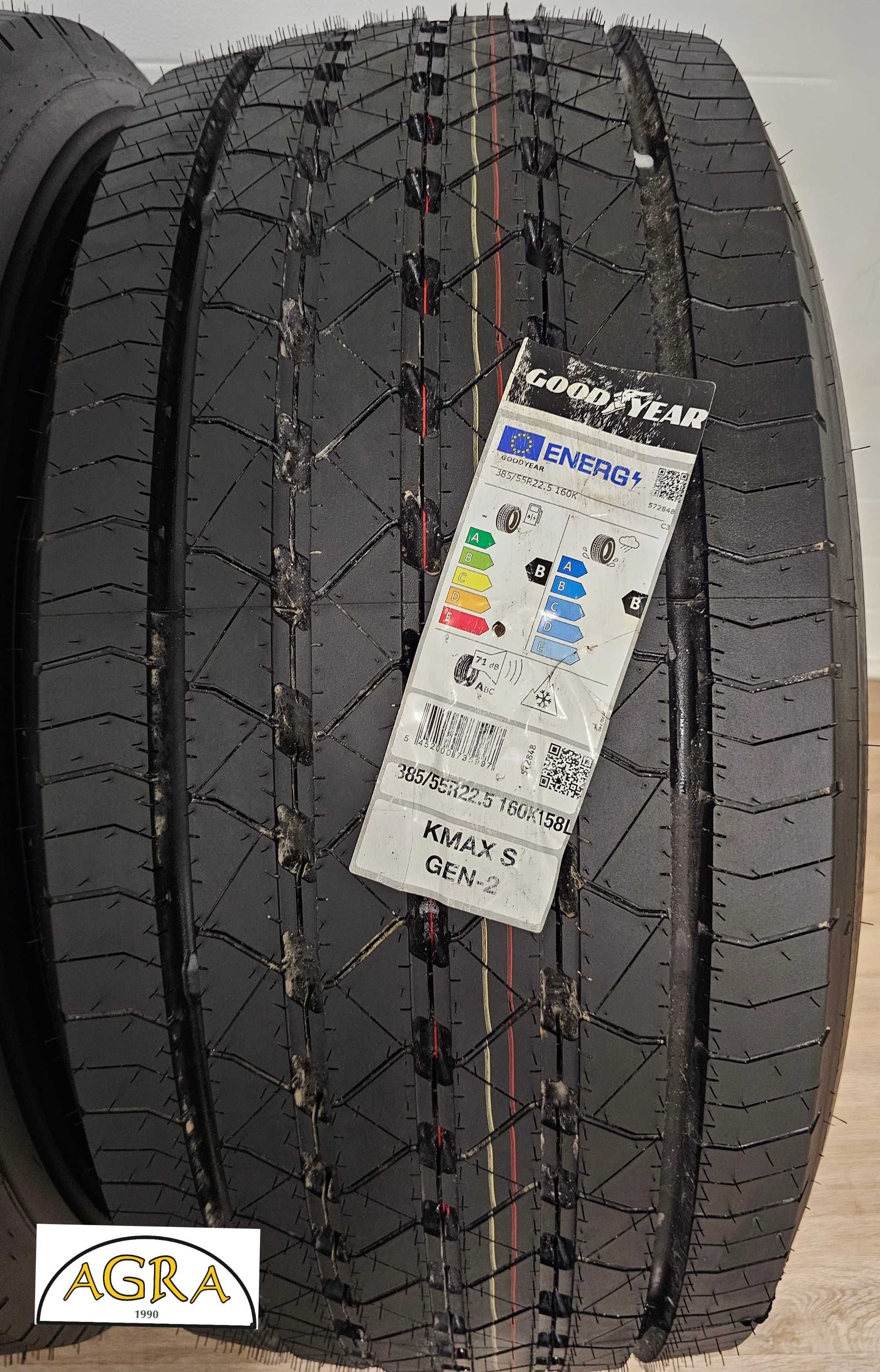 385/55R22.5 GOODYEAR KMAX S opona opony przód prowadząca mega PREMIUM