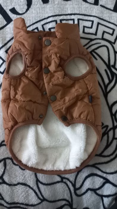 Теплая куртка - жилетка  для собаки