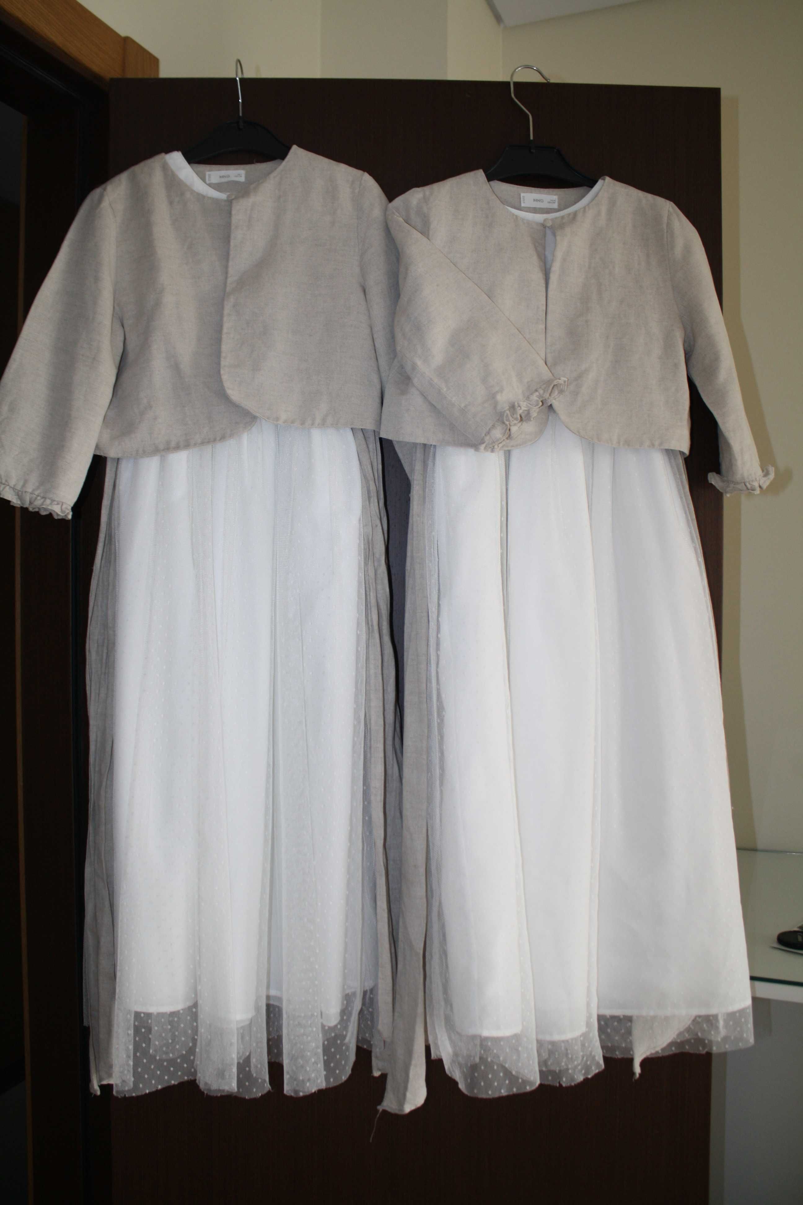 DOIS vestidos cerimónia menina 9 e 11anos. Ofereço sapatos