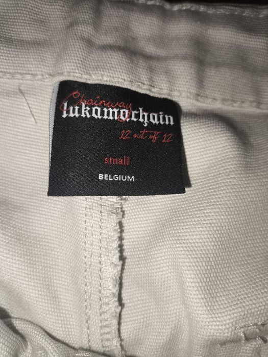 Lukamachain штани білі панк гранж  вуличний стиль