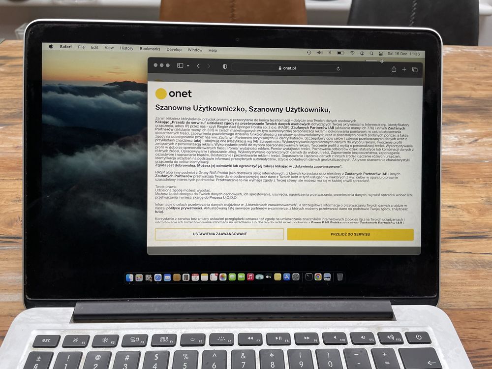 MacBook Pro Retina 13 cali - 2013