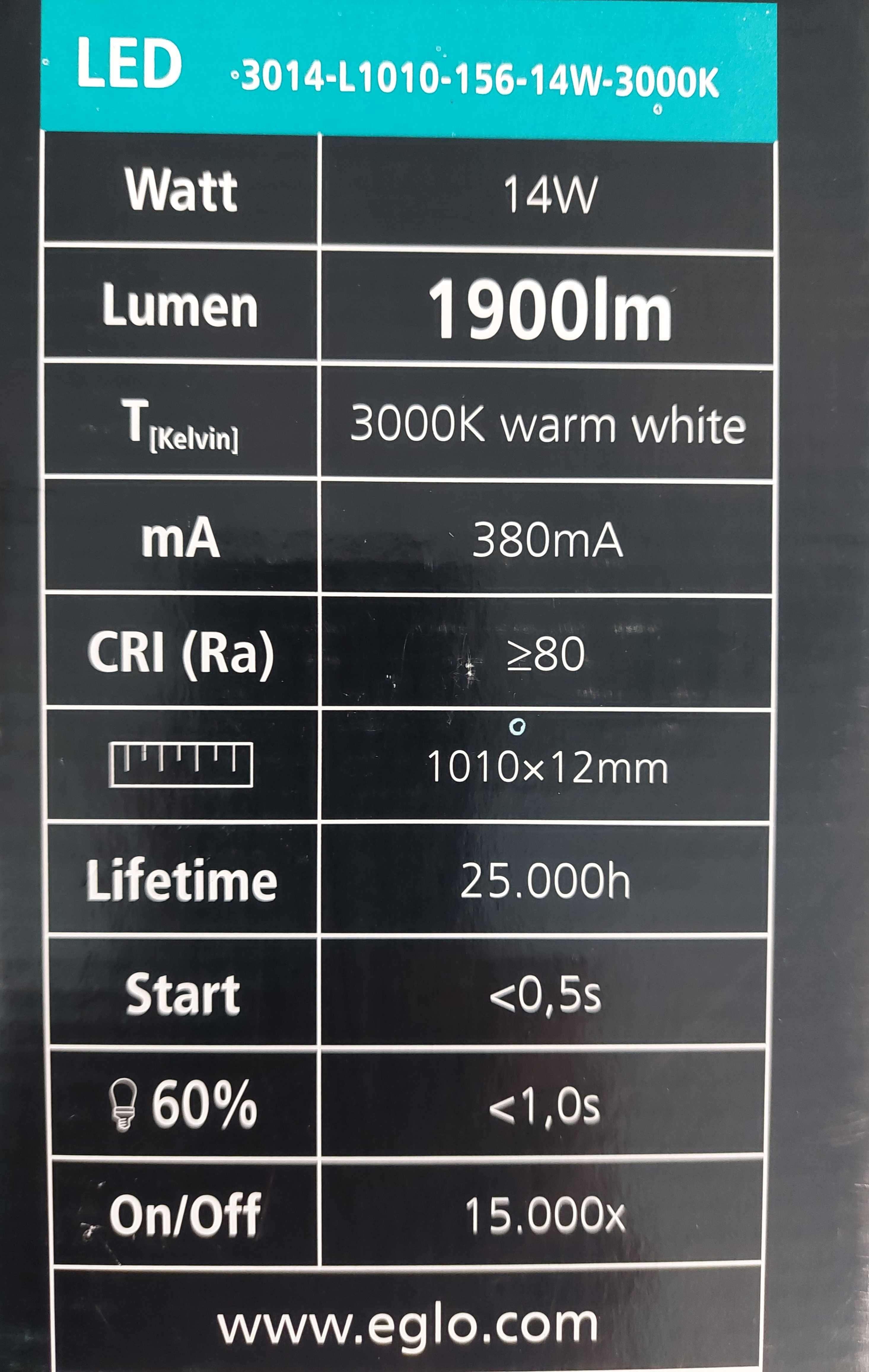 Eglo Lasana 2 wisząca szer 1200mm