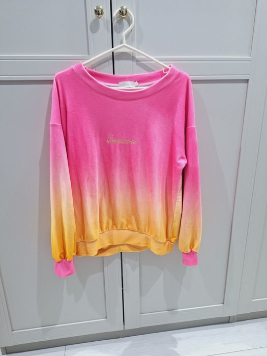 Bluza ombre róż pomarańczowy Cocomore rozmiar 36 S