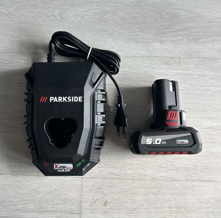 Akumulator 12V 5Ah + ładowarka 6A Parkside Performance NOWE Gwarancja