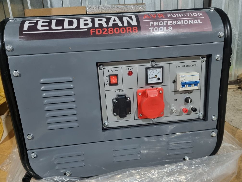 Agregat prądotwórczy FELDBRAN FD2800R8 1f 3f NOWY