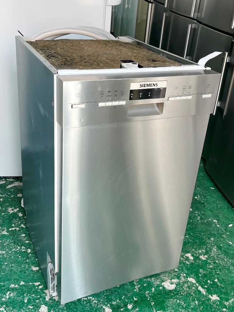 Zmywarka Siemens 45 cm, SR44M530EU, 8 litrów, srebrna, A++