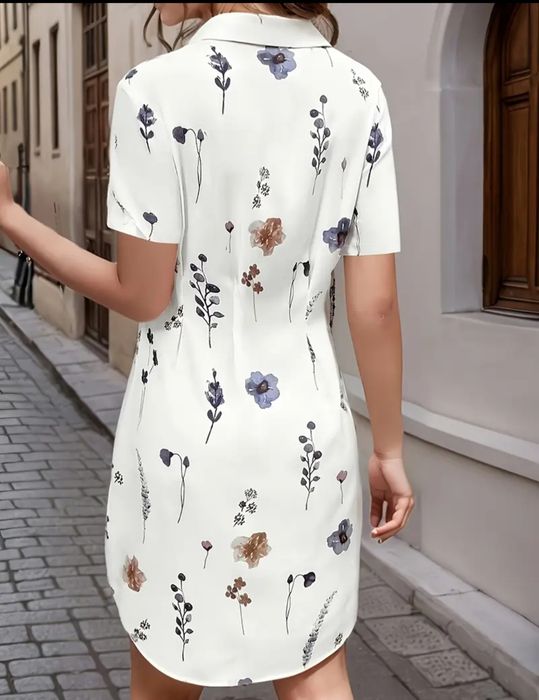 Koszula z kwiatowym nadrukiem