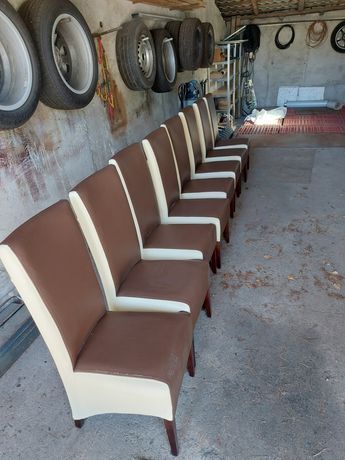 Krzesła 8 szt.solidne,używane