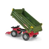 Rolly Toys Przyczepa Rolly Multi dwuosiowa zielona do traktora dzieci