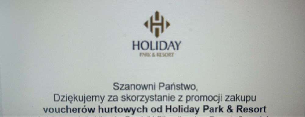 Holiday Spa & Resort voucher na domek