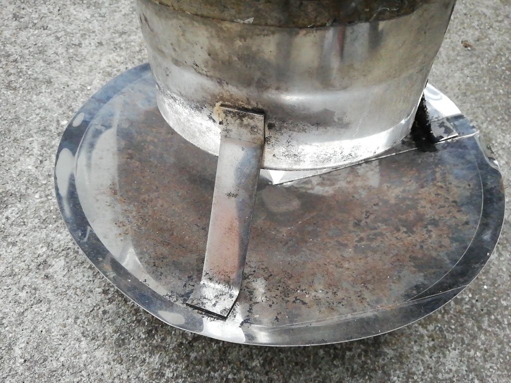 Chapéu inox tubo 150mm