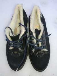 Жіночі зимові черевики броги полуботинки ботинки туфлі замшеві овчина