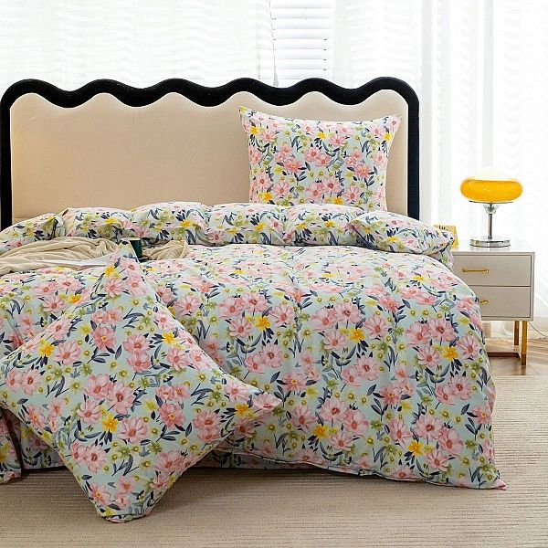 POŚCIEL 140x200 bawełniana SATYNOWA 2 części na suwak Maria Home