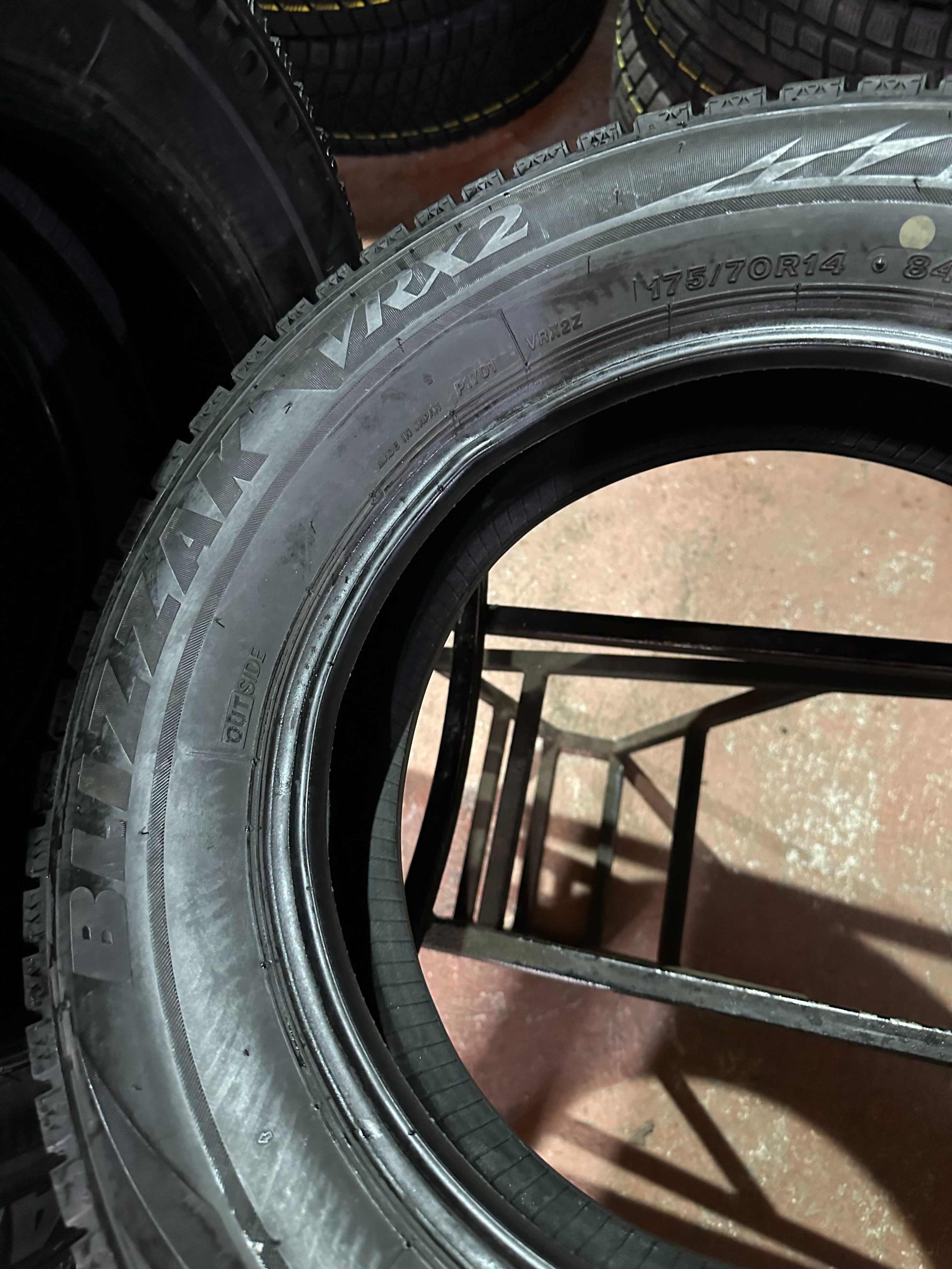 Шины БУ 175 70 R 14 Bridgestone Blizzak VRX2 Резина зима Япония